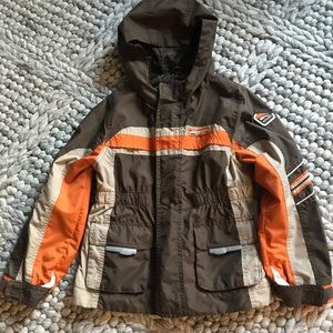 Authentic Graphite lightweight warm hooded jacket